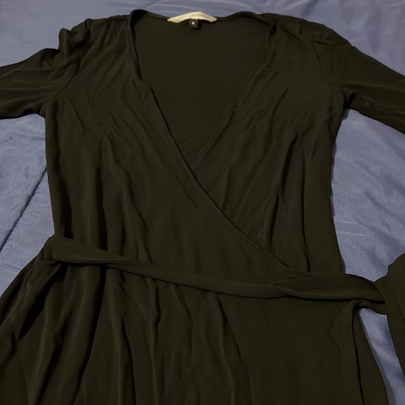 DVF classic black wrap dress - Picture 4 of 8